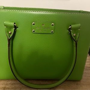 Lime Green Kate Spade purse barely used